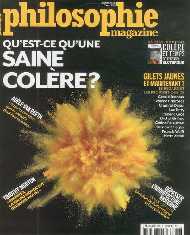 Philosophie Magazine se met au jaune pour gérer sa colère